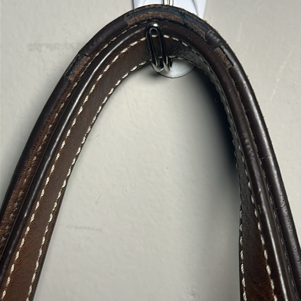 Coach Brown Leather Shoulder Tote - Picture 4 of 13